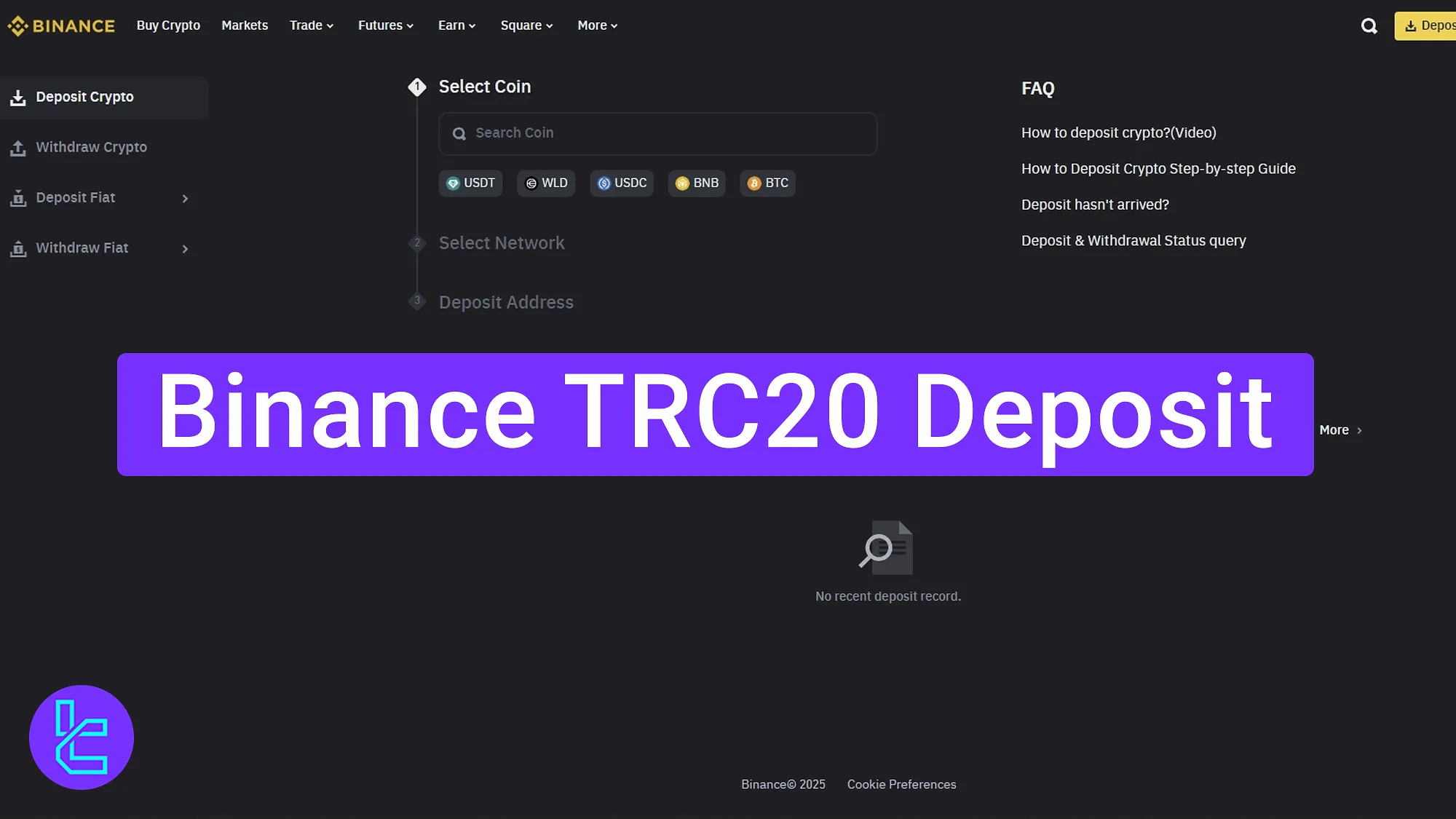 Overview of Binance TRC20 payment the process