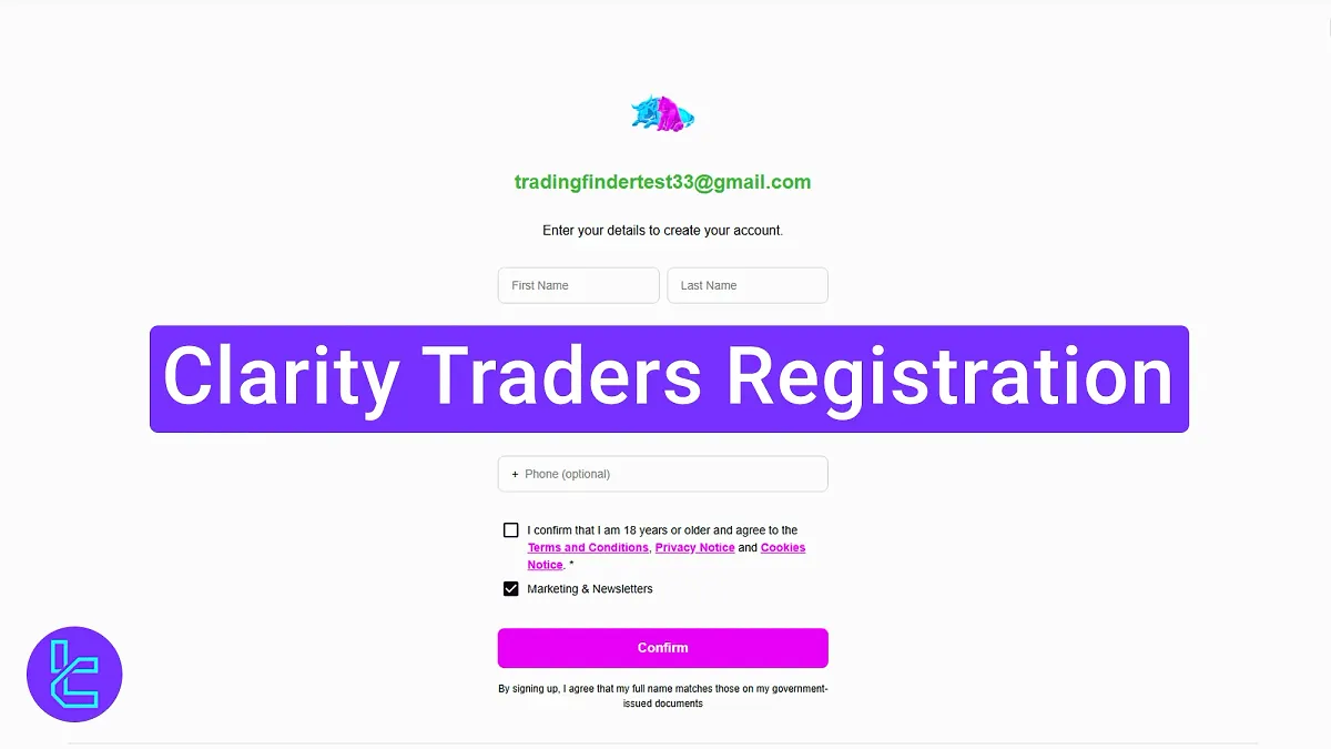 Clarity Traders Registration 2025 [3-Step Procedure Includes Email Verification]