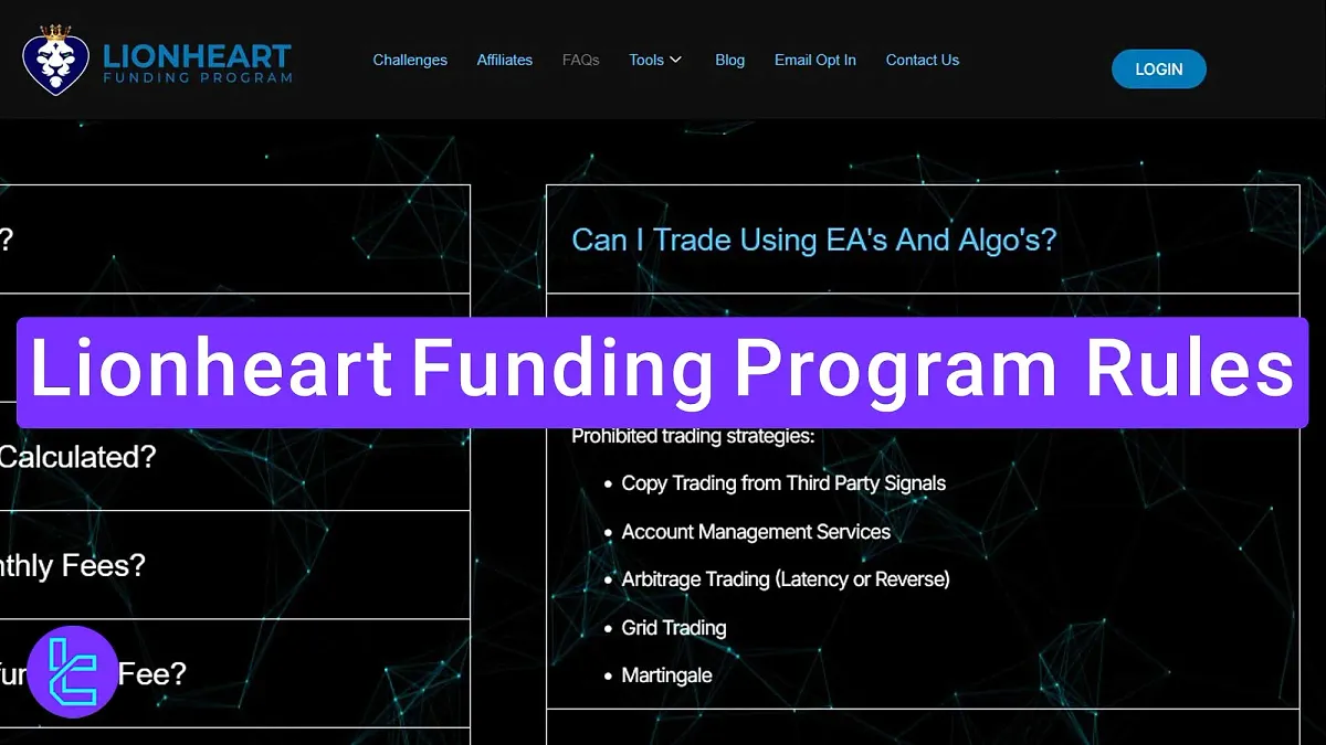 Lionheart Funding Program Rules  - No Hedging [50% Consistency] 2025