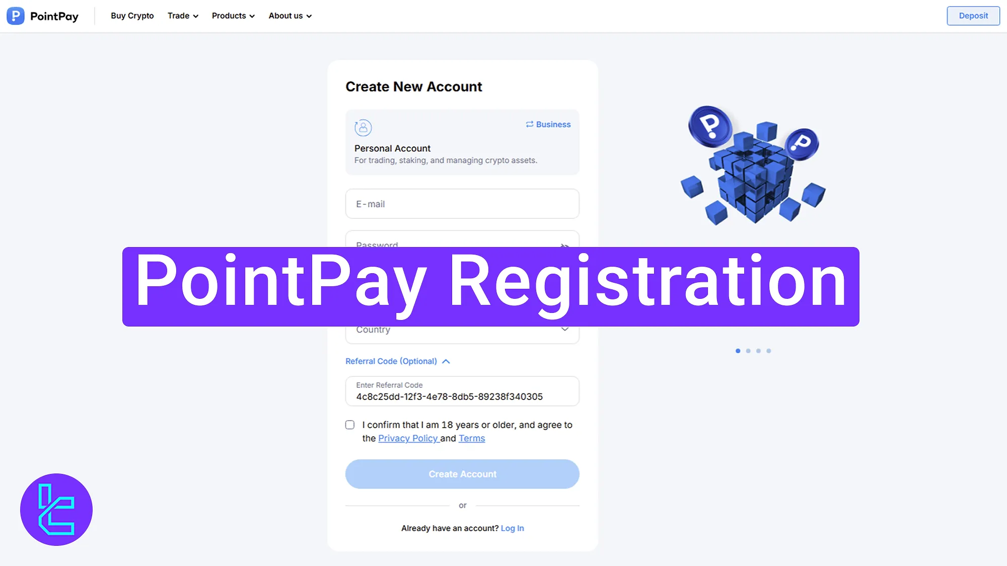 PointPay account setup process