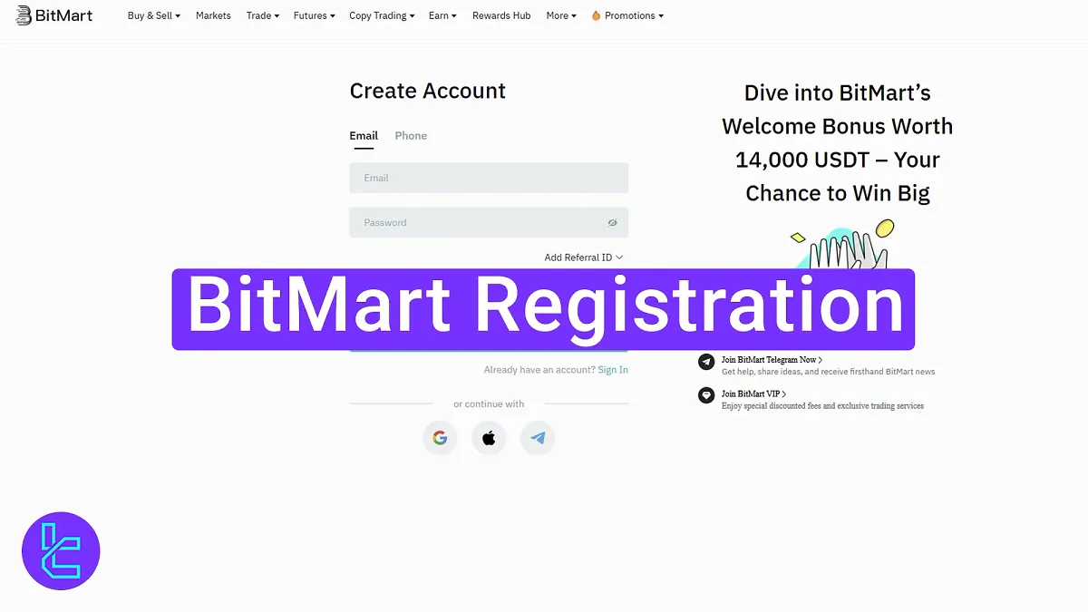 BitMart Registration 2025 [Complete Signup in Under 6 Minutes]