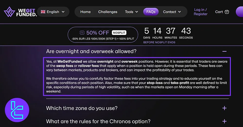 WeGetFunded Overnight Trading