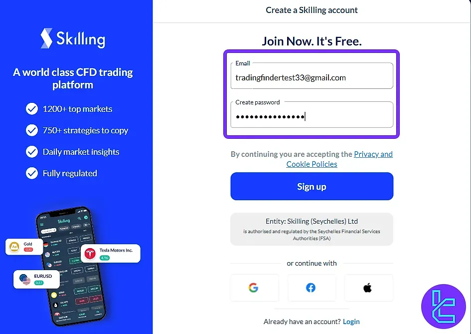 Skilling Registration
