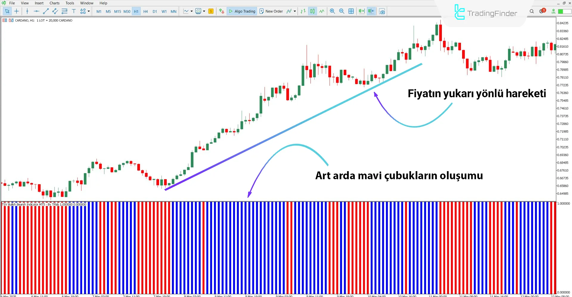 TSV Boğa Ayı Osilatörü MT5 İndir – Ücretsiz – [TradingFinder] 1
