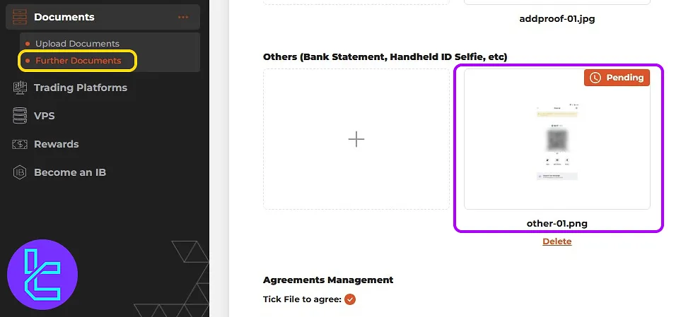 OQtima ERC20 payout wallet verification