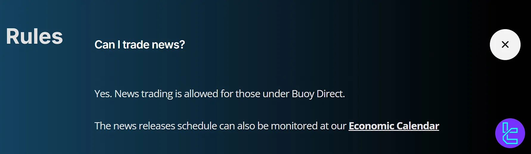 BuoyTrade news trading
