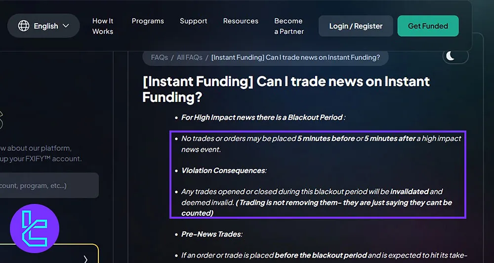 FXIFY News Trading