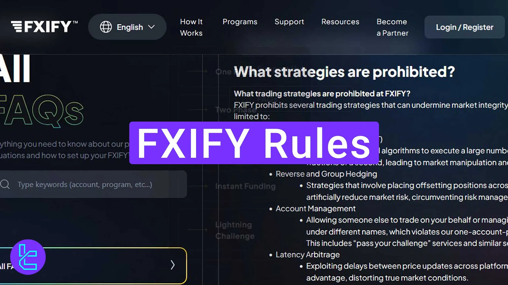 FXIFY Rules