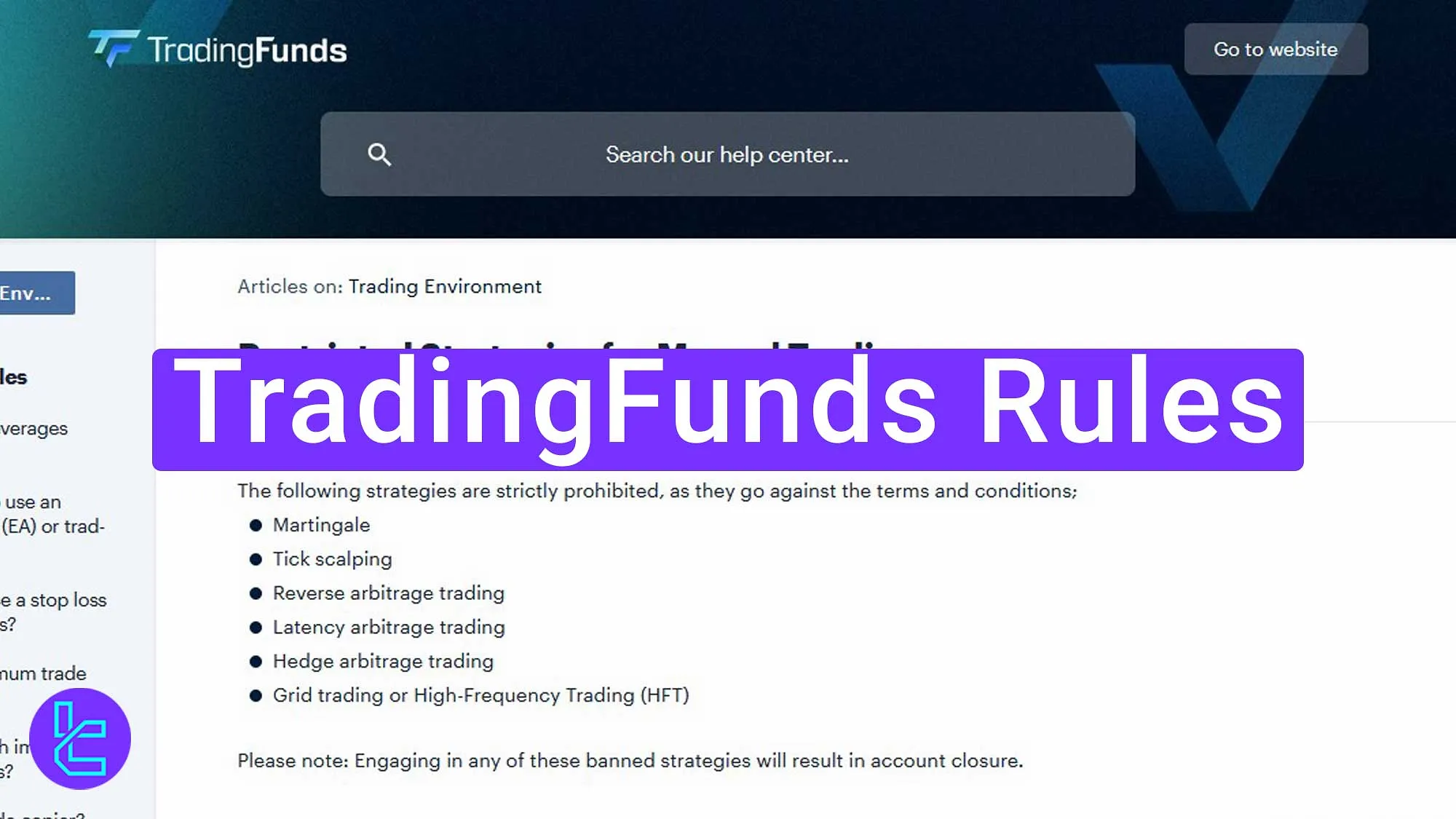 TradingFunds Rules