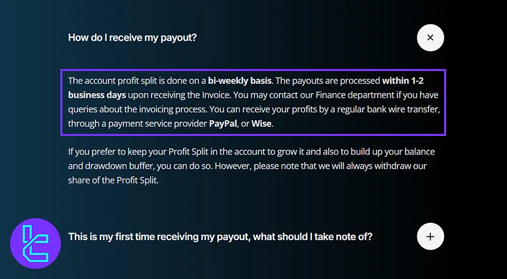 BuoyTrade Payout Conditions