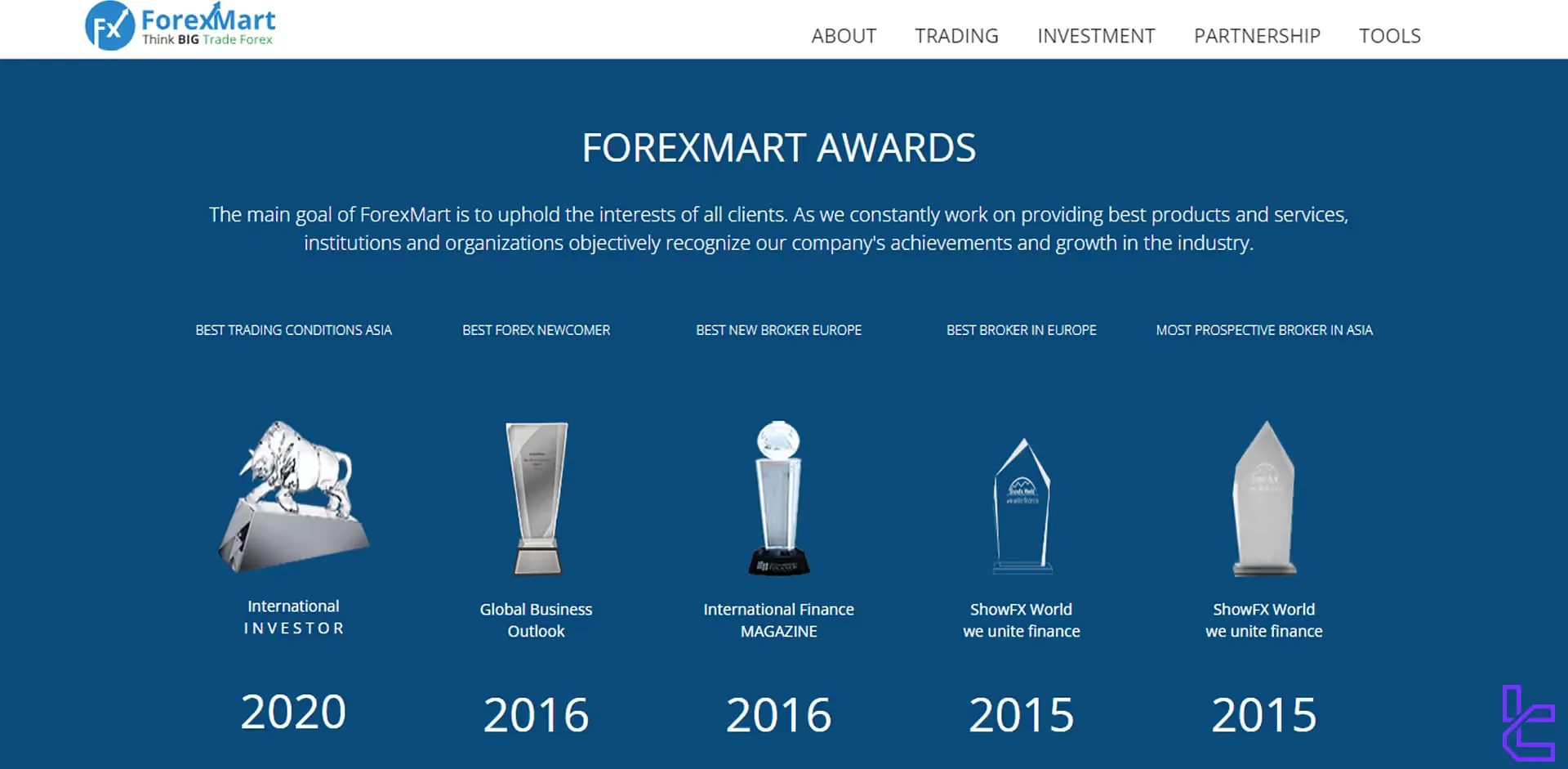 ForexMart awards