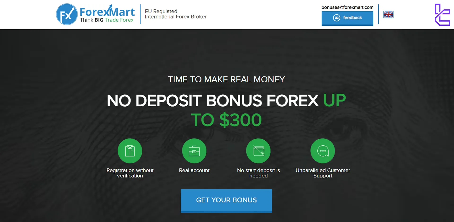 ForexMart no deposit bonus