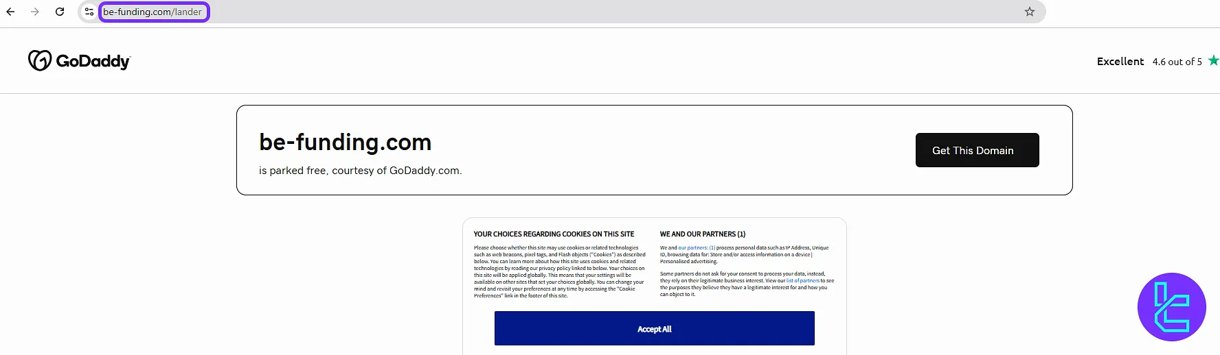 Be Funding web sitesi