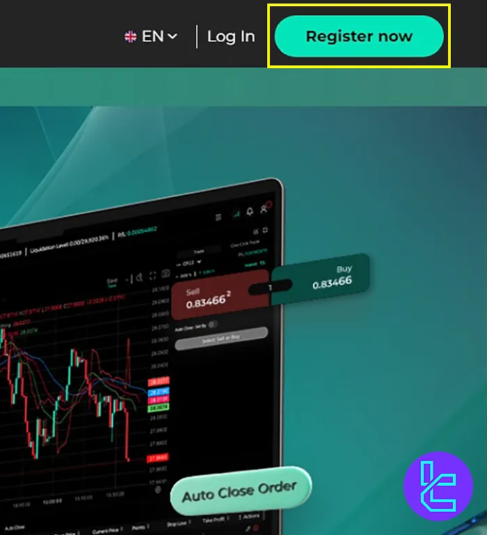 Navigating to the FXGT Signup Page