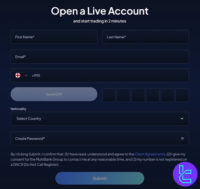 MultiBank Registration