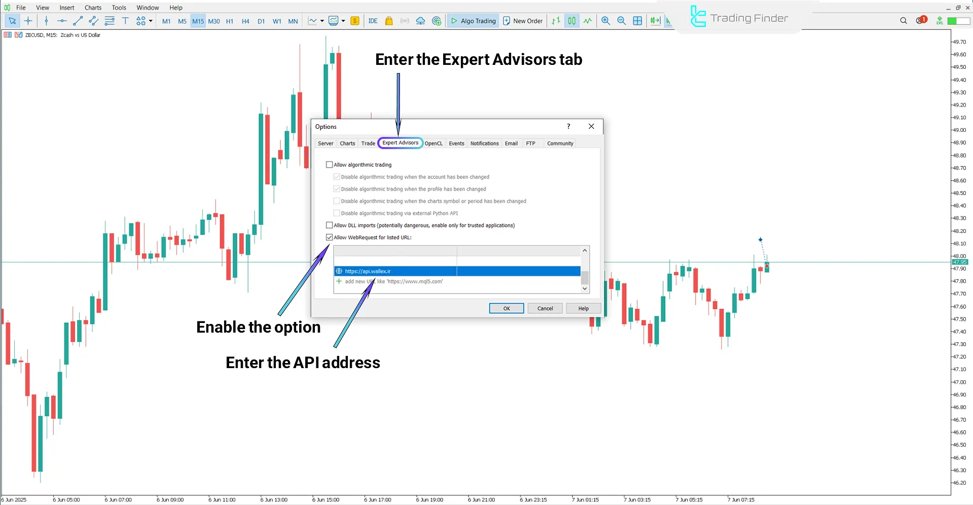 Activating Wallex Pairs Connector EA