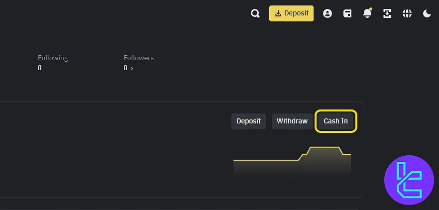 Binance Skrill cash out dashboard