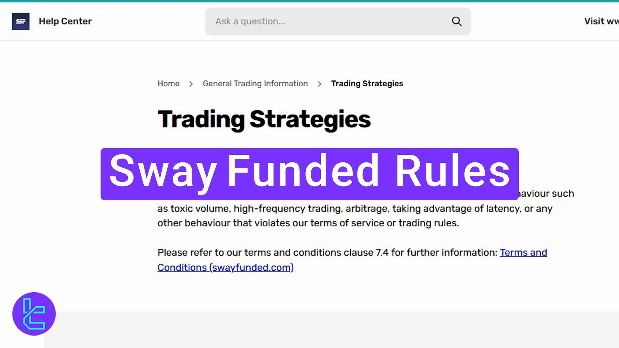 Sway Funded Rules
