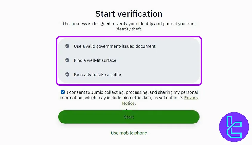 Gate.io KYC upload ID card