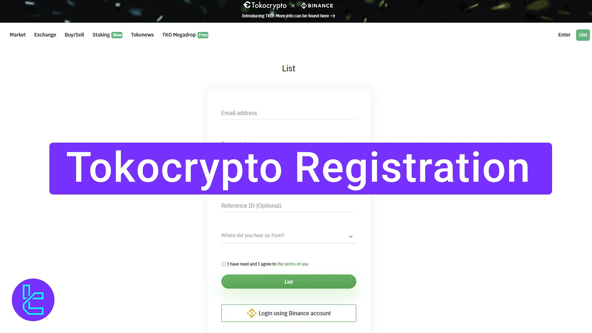 Tokocrypto Registration 2025 [Open an Account in 5 to 10 Minutes]