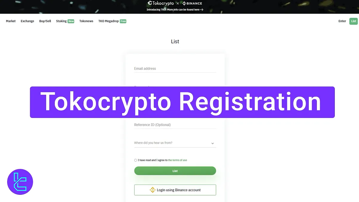 Tokocrypto Registration 2025 [Open an Account in 5 to 10 Minutes]