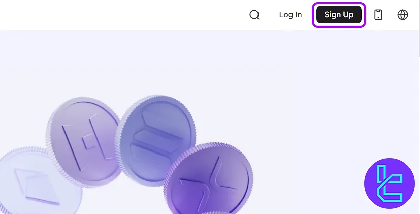 HashKey account setup page