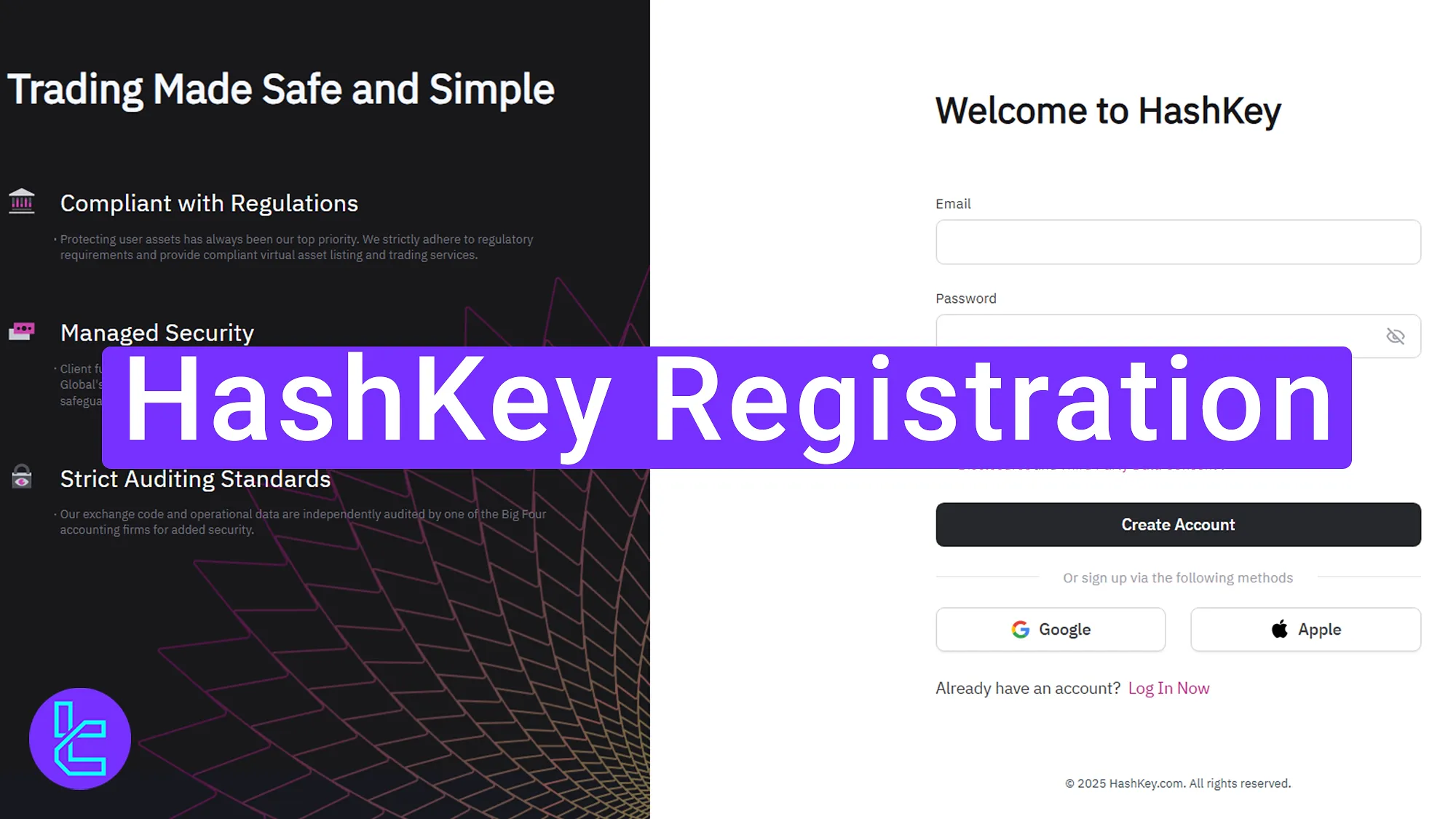 HashKey signup process