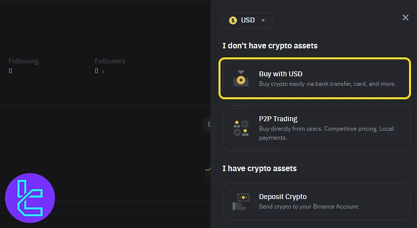 Binance visa top-up method