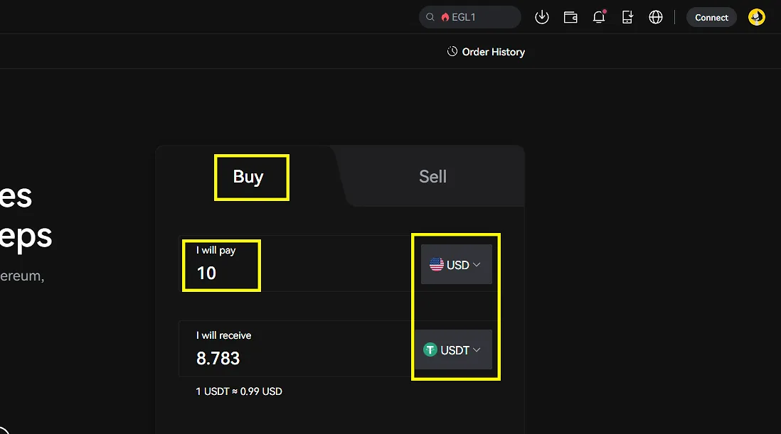 LBank Visa/MasterCard deposit Amount