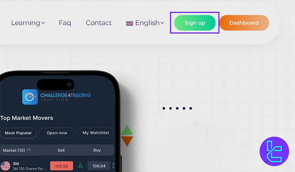 Challenge4trading sign up