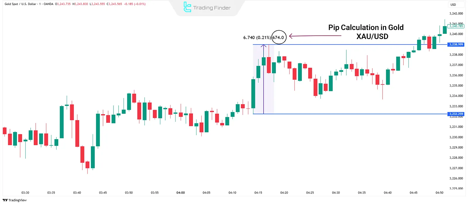 Calculating pip in Forex