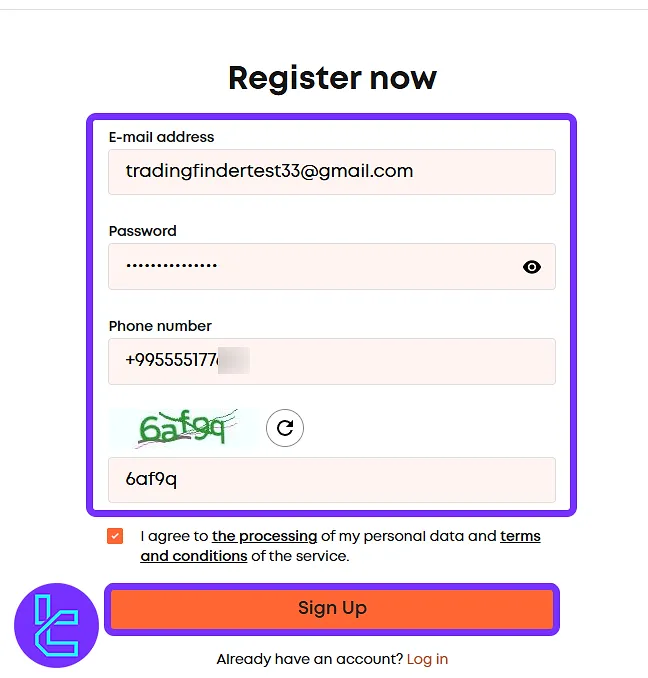 Libertex pre-registration form