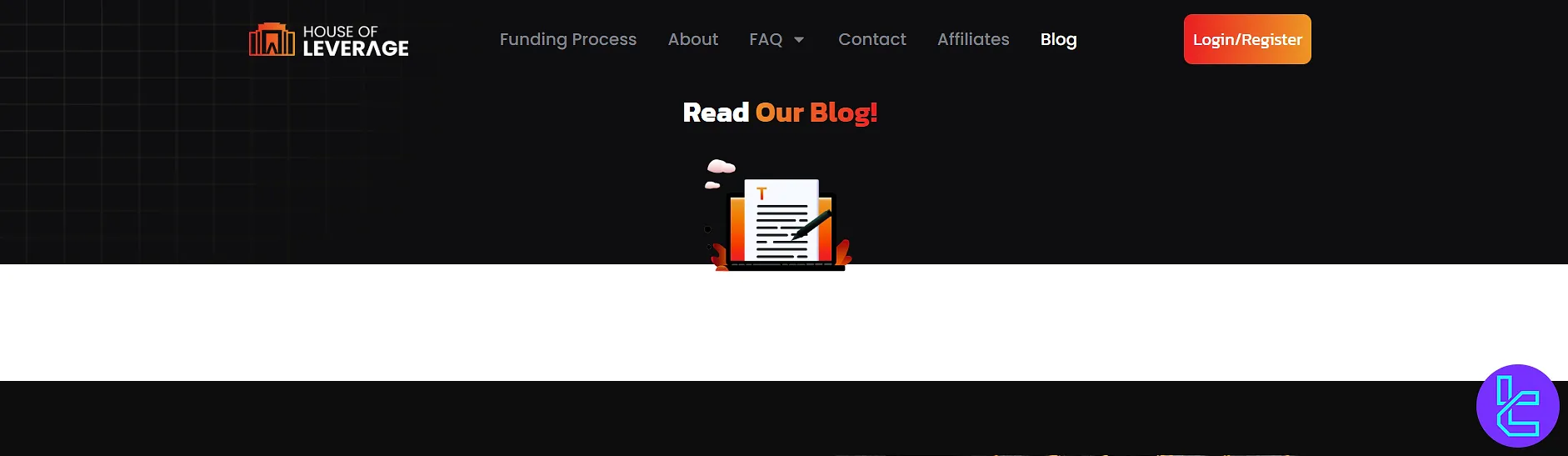 Click on the "Register" button to be redirected to the registration page