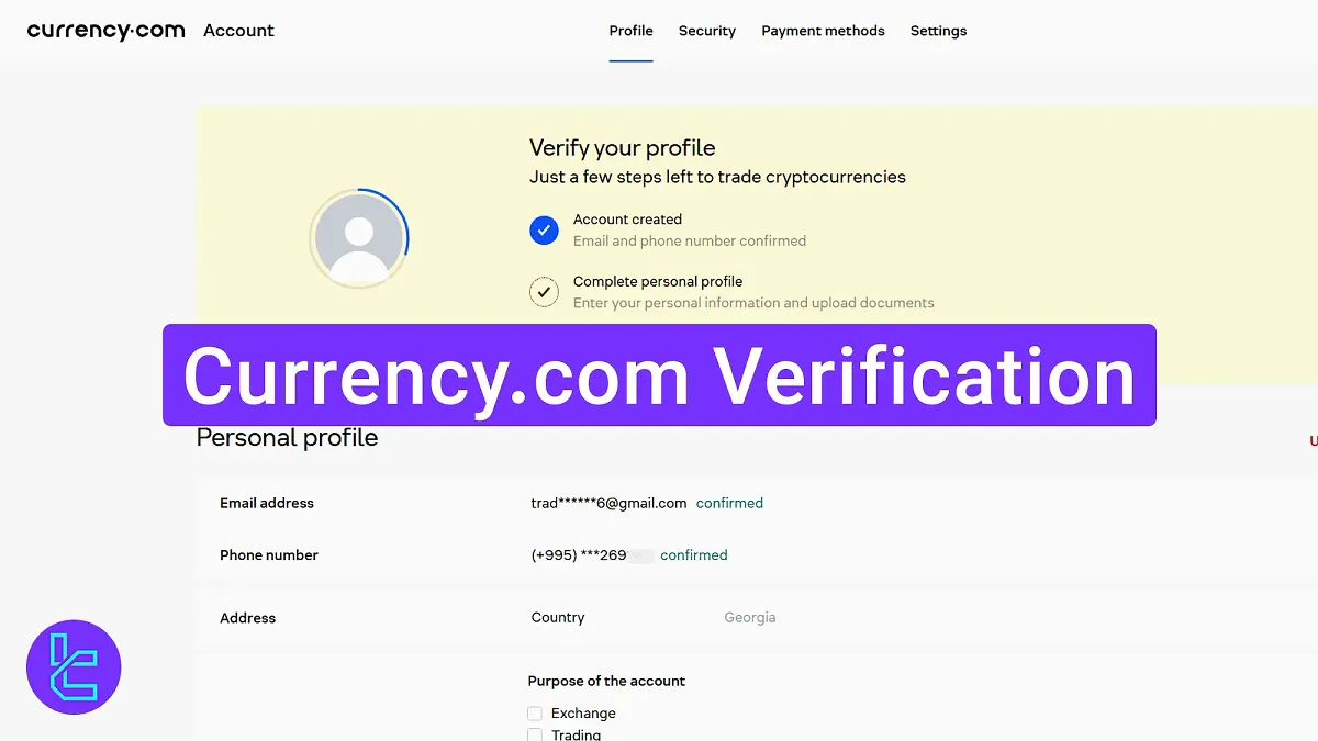 Currency.com Verification 2025 [4-Step POI and Liveness Check]