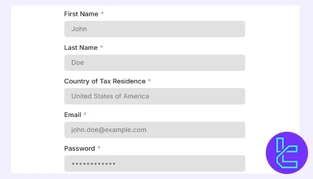 Alpaca Markets sign-up form