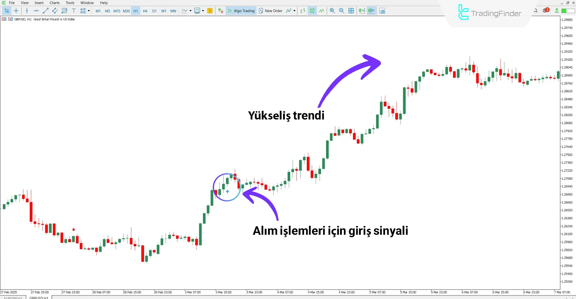 Only One Trade a Day Göstergesi MT5 İndir – Ücretsiz – [TradingFinder] 1