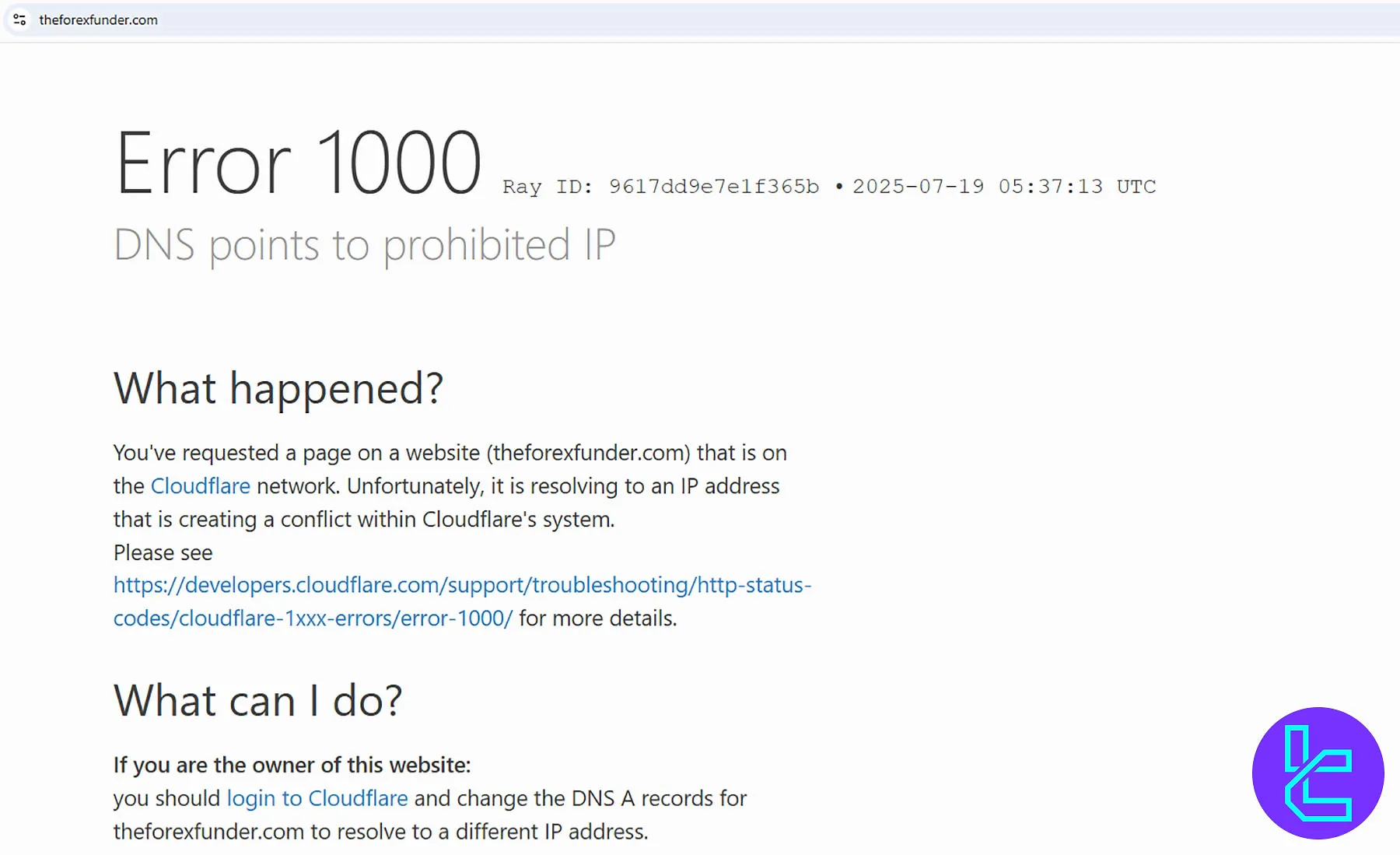 The Forex Funder Website Closed