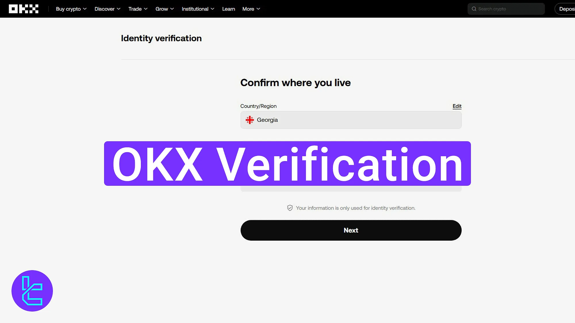 OKX identity confirmation steps for new users