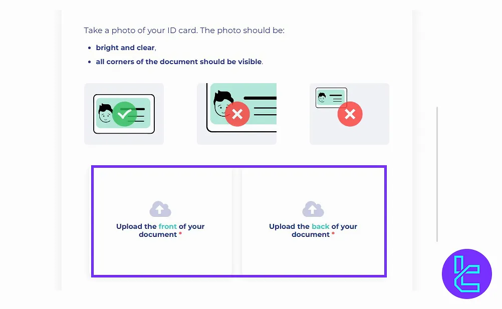 CoinW verification document upload