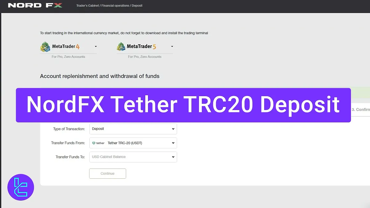 NordFX Tether TRC20 Deposit 2025 [Fast USDT Funding in 5 Minutes]