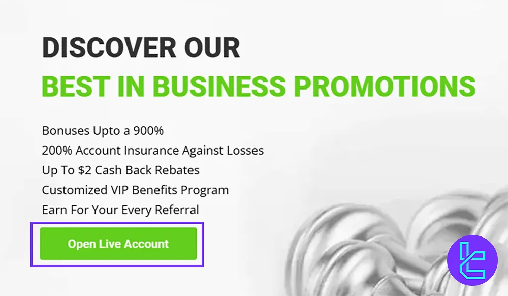 Accessing the Capital Street FX Signup Page