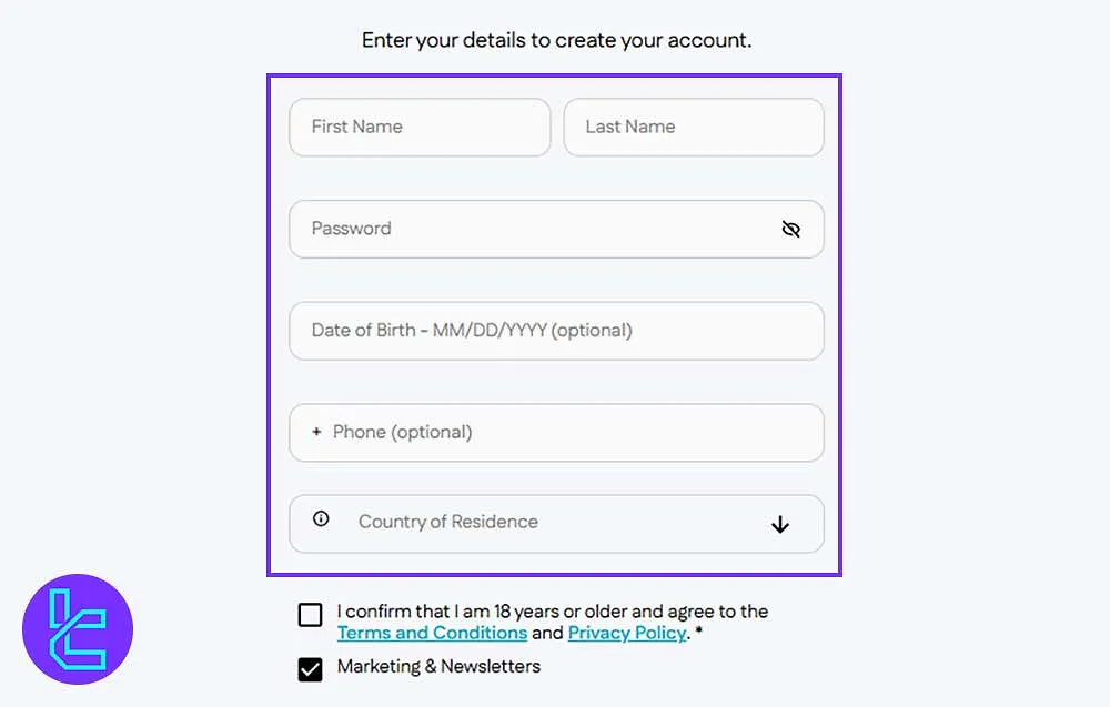 TradeApp Registration