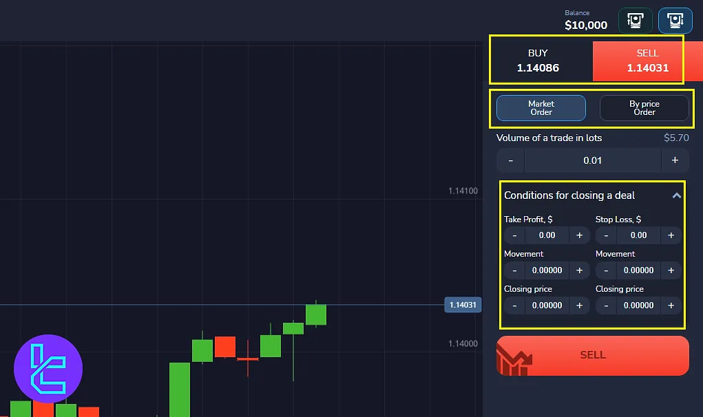 Pocket Option trading interface forex MT4 MT5 demo section