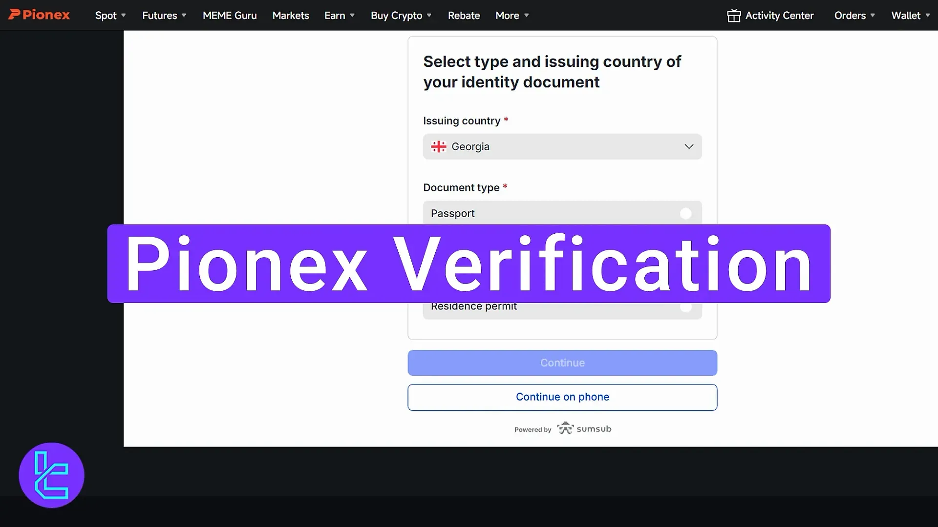 Pionex Verification 2025 – Document Upload + Facial Recognition in 4 Steps 