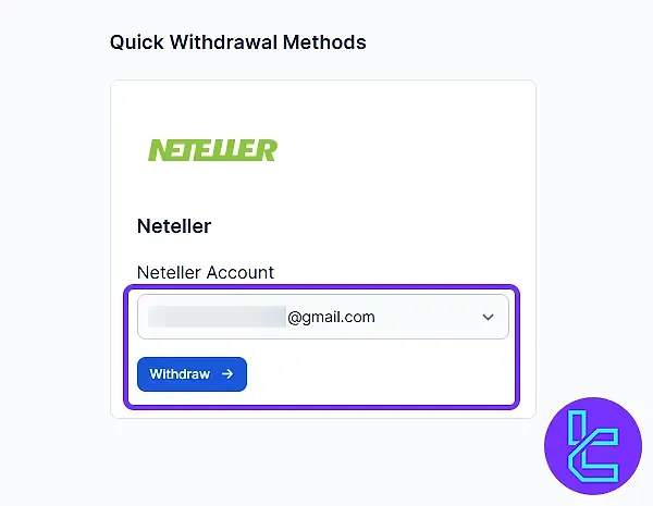 XM Neteller withdrawal