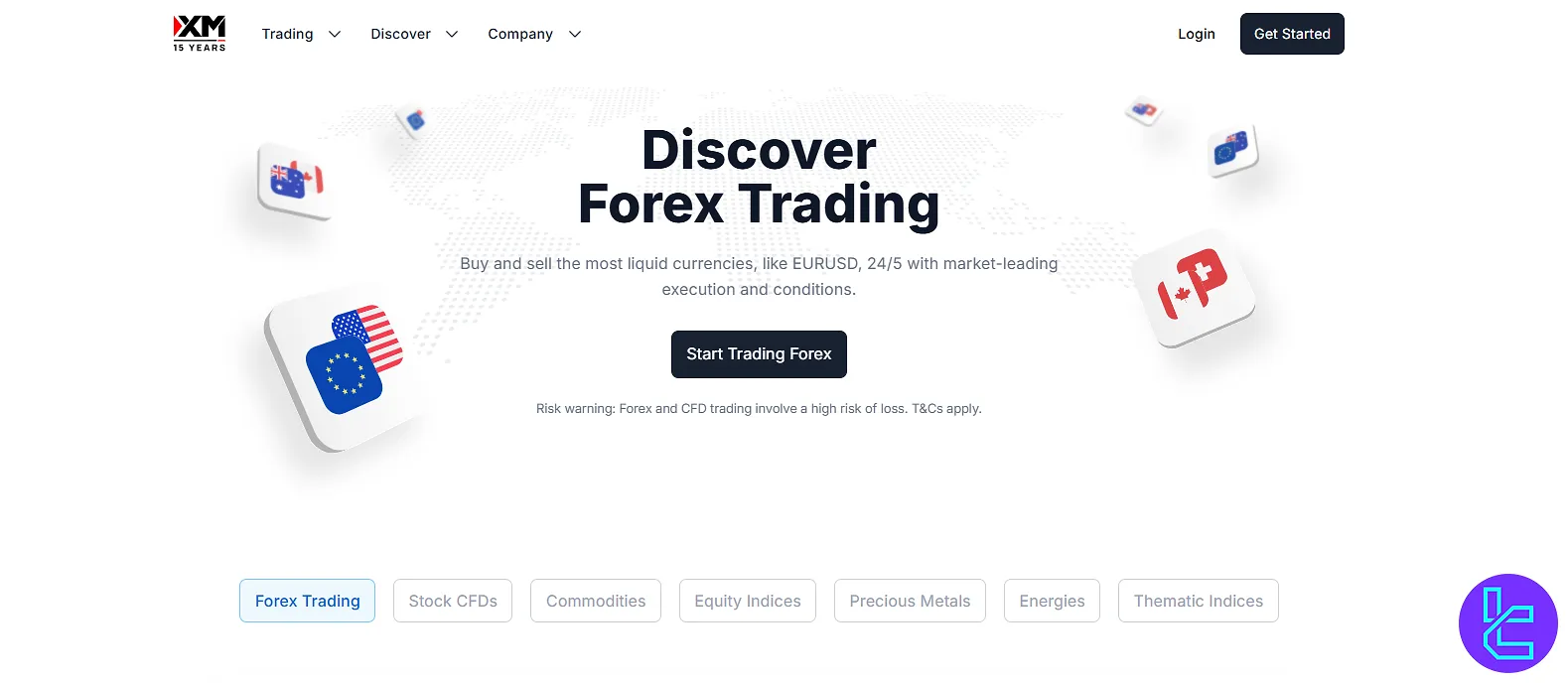 XM forex pairs