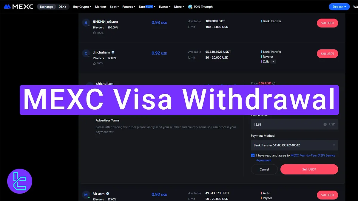 MEXC Visa Withdrawal 2025 [P2P Payouts in 5 Steps] 
