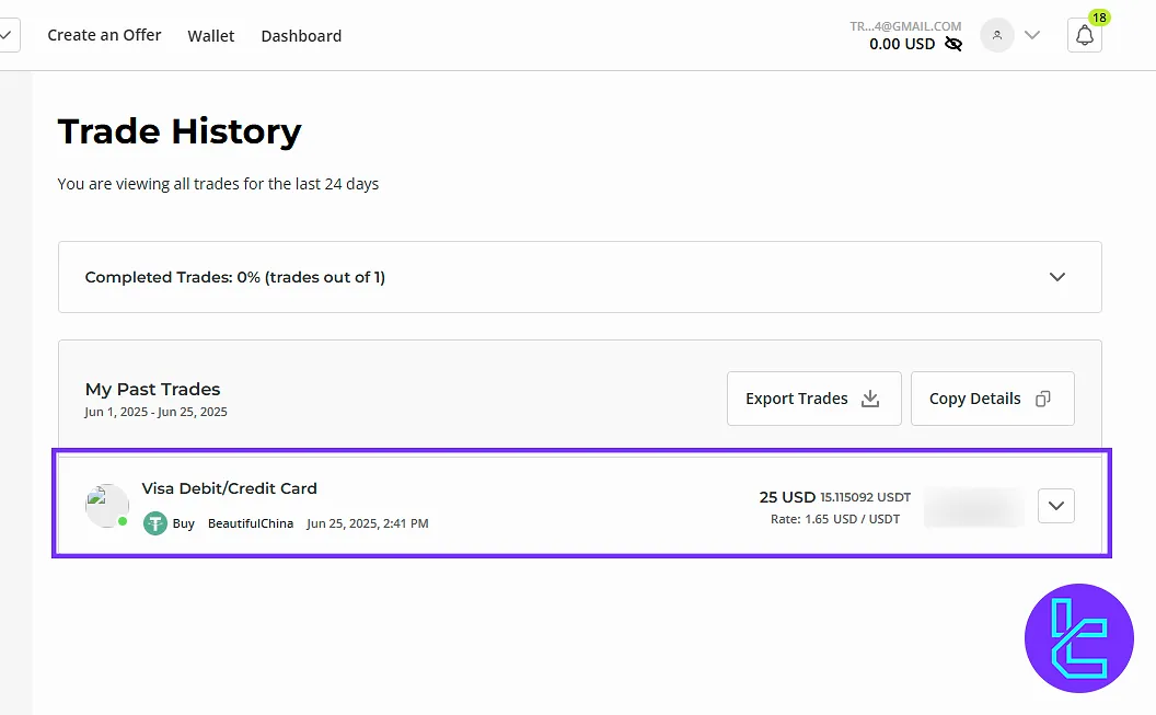 Paxful Visa/MasterCard deposit status check