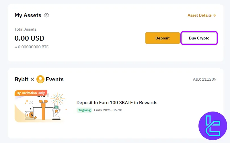 Bybit Visa top-up login