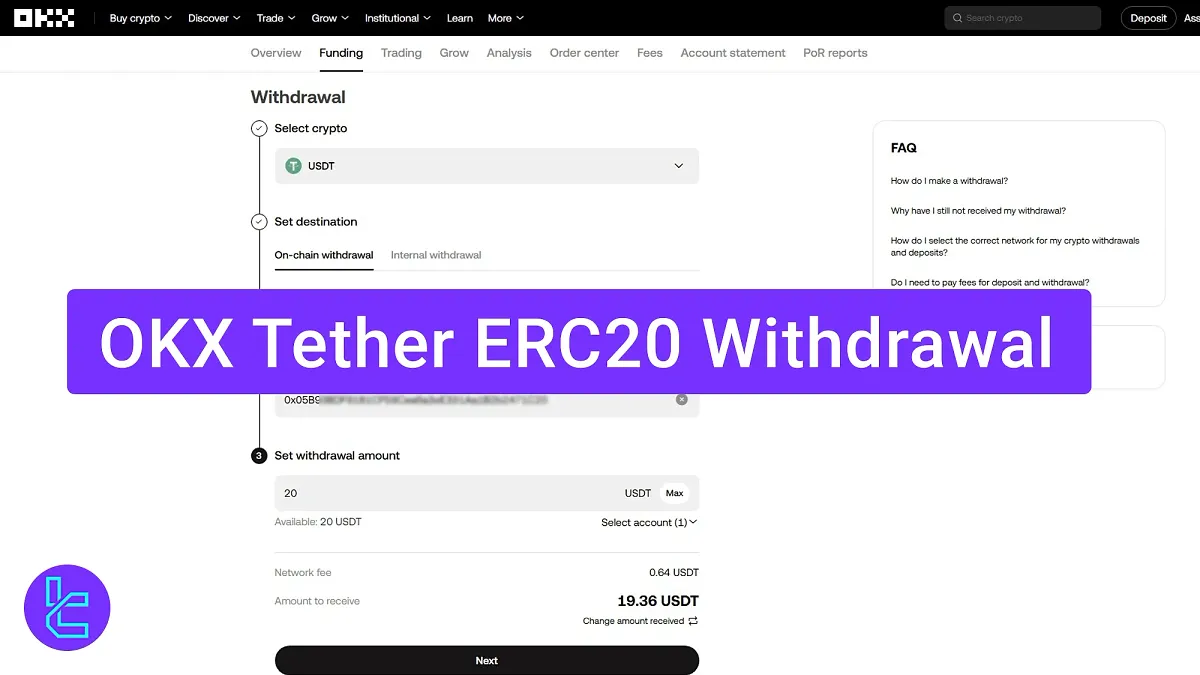 OKX Tether ERC20 Withdrawal 2025 [Complete in 5 Minutes]